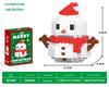 Santa Claus Holiday Jigsaw Puzzle Building Blocks - Lego-Compatible Toy for Kids