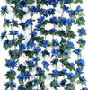 Silk Roses Artificial Flowers Garland For Wedding Season Home Room Decoration Spring Autumn Garden Arch DIY Gift Fake Plant Vine