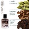 HIRA Profumo di Quercia e Fumo per Uomo | Note Legnose, Affumicate e Speziate | Fragranza Premium Cuoio e Ambra | Parfum Uomo