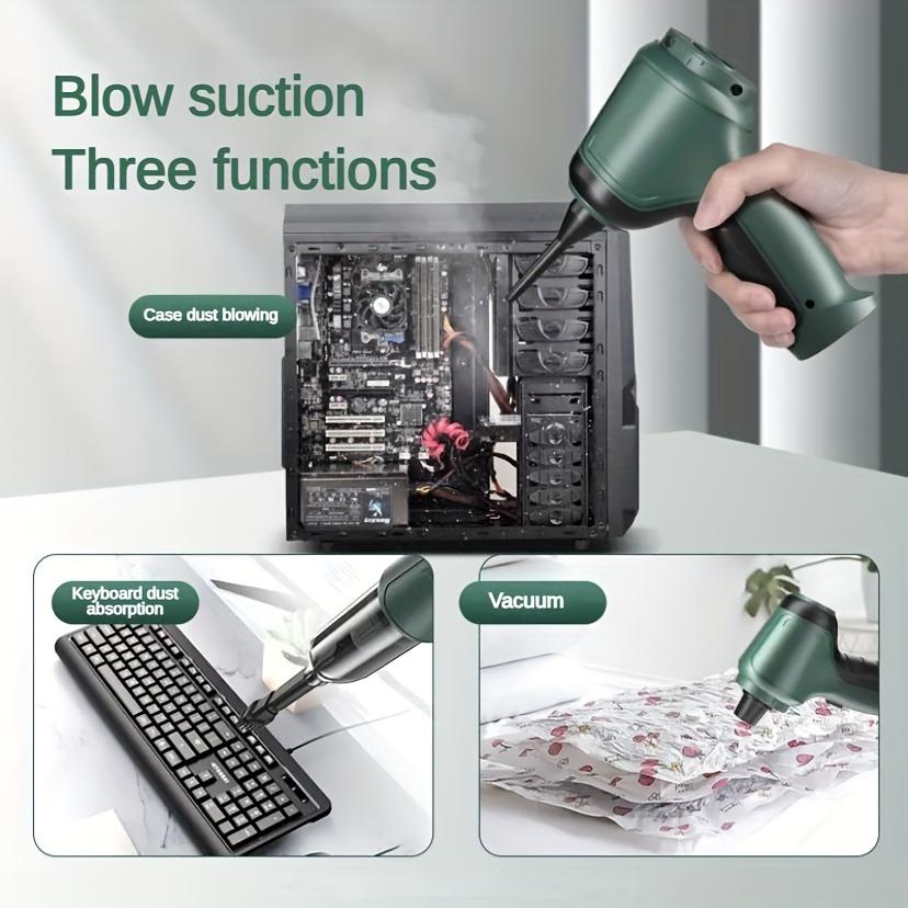 Three in One Cordless Handheld Vacuum Cleaner with High Power Capable of Vacuuming Blowing Air