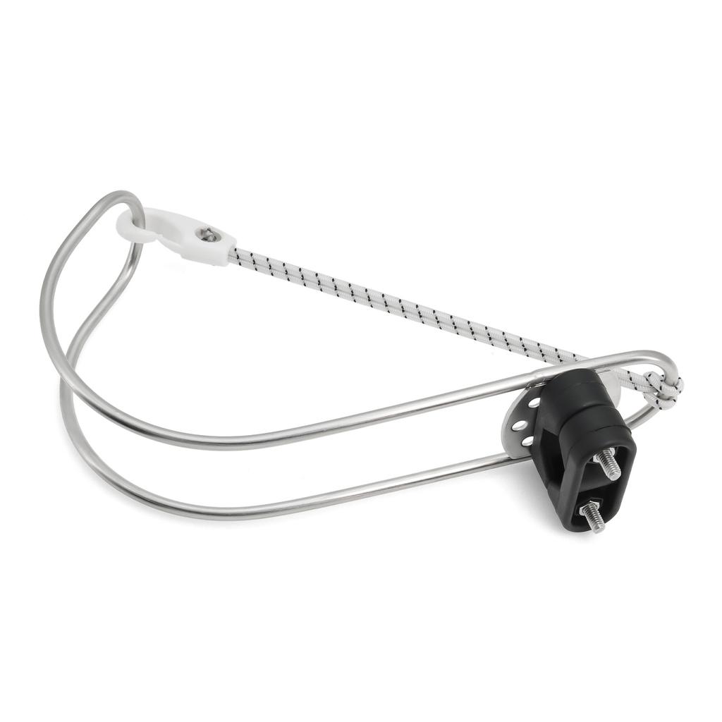 Marine Hardware Boat Lifebuoy Ring Horseshoe Bracket Adjustable Swimming Ring Brackets Rustproof for Yacht Boat Life Buoy Holder