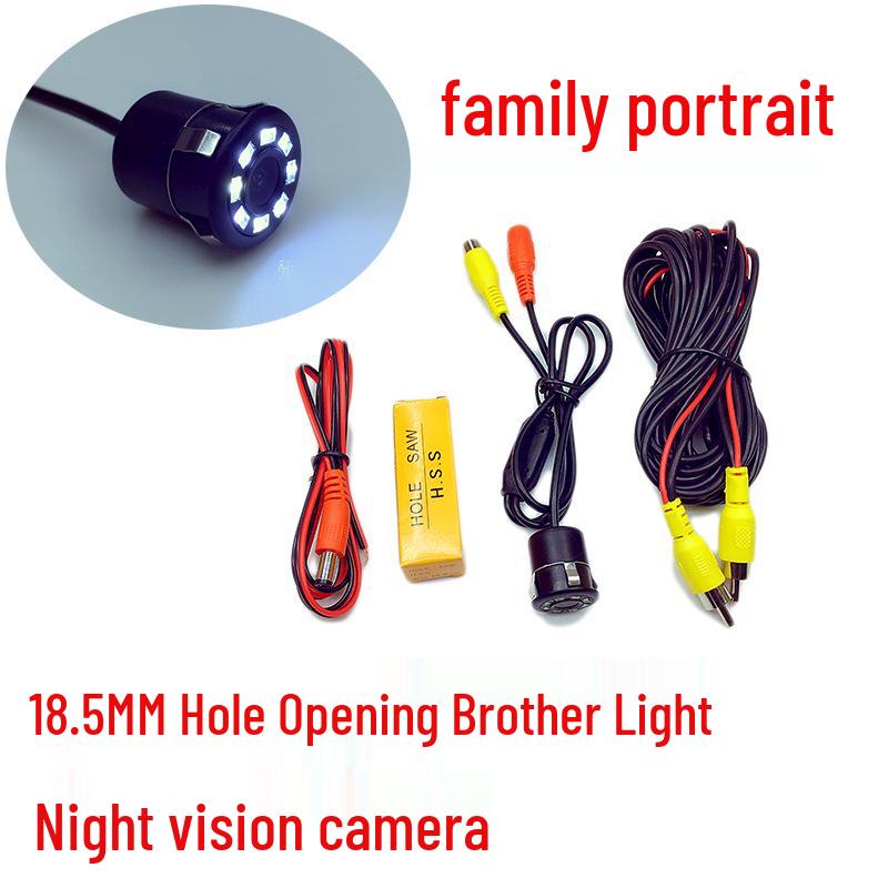 

20-мм освещенная камера заднего вида HD с ночным видением, водонепроницаемая, с отверстием для пробивки для автомобилей PE Bag