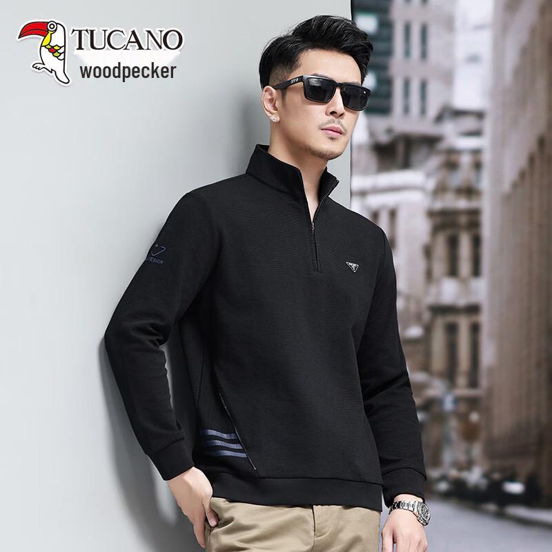 Tucano Men s Half-Zip Stand Collar Sweatshirt M