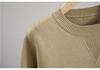 2026 Spring/Autumn Women's Loose Slimming Core-Spun Round Neck Solid Color Knit Sweater