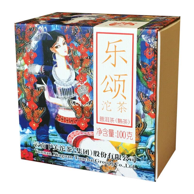 Le Song XiaGuan Tuocha Boxed Bowl 100g Yunnan Puer Zralý čaj Shu Puerh