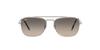 Ray-Ban New Caravan Sunglasses RB3636 003/32 58 - Polished Silver / Crystal Grey Gradient Glass Lens