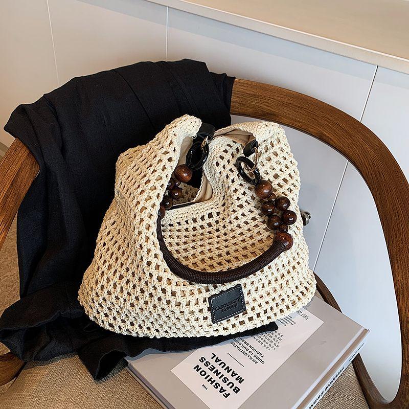 

Bag Female Summer Seaside Beach Hollow Shoulder Bag Black large