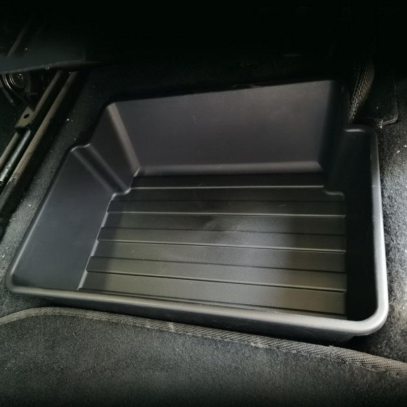 For VW Tiguan MK2  Under Seat Storage Box Organizer Case Drawer Styling Modification Accessories