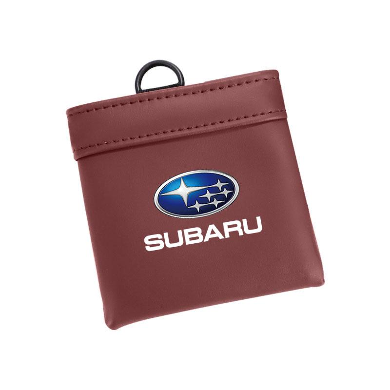 Car Storage Bag Auto Hanging Organizer Pocket Valve Cap For Subaru Crosstrek Forester Outback Impreza BRZ WRX Ascent REX Levorg Y17
