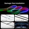 RGB LED Auto Ambientebeleuchtung Innenraum Symphonie 256 Vollfarbe Streamer Versteckter Acrylstreifen Dekoration Atmosphärenlampe Universal