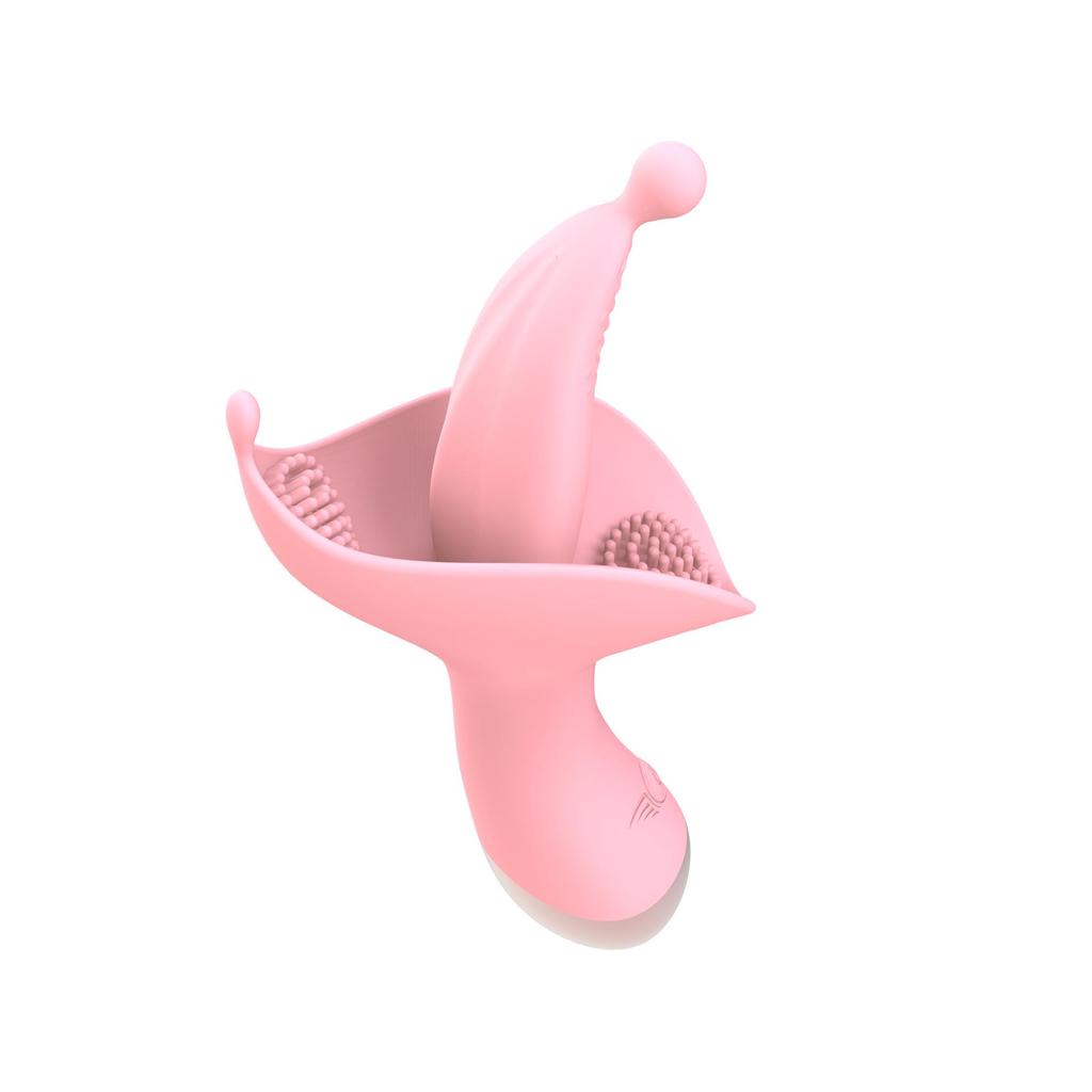 YEQU Silicone Heated Vibrating Tongue Massager for Women