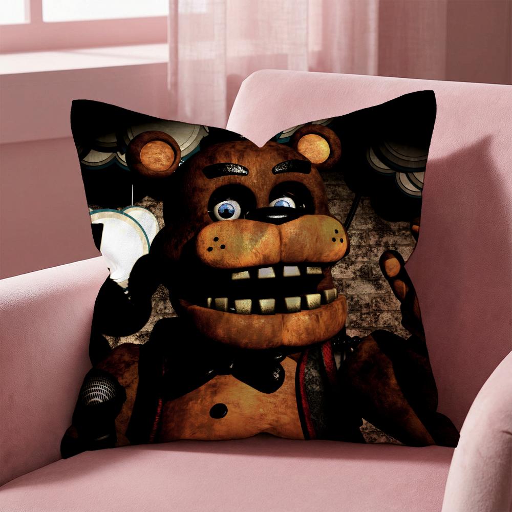 F-Five Nights At Freddy's GAME Cushion Cover Multi-Scene Pillow Cover for Home & Car - Reversible, Soft & Durable for Daily Use