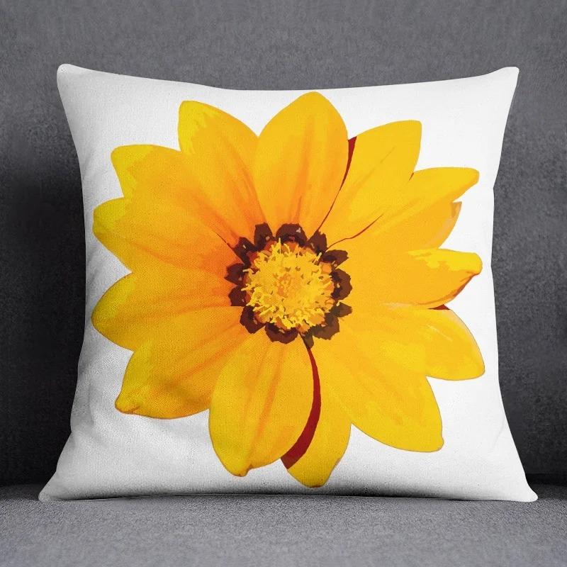 

Наволочка с геометрическим желтым узором для украшения интерьера, офиса, гостиной, дома 40x40cm