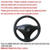 For BMW E60 E61 520i 520li 523 530i 523li Hand Sewing Car Steering Wheel Cover