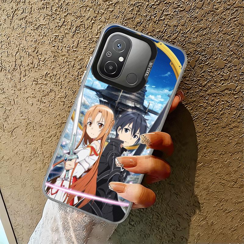 Sword Art Online Anime Shockproof Phone Case for Xiaomi Poco X7 X6 X5 X3 Pro F7 Ultra M8 Redmi 15C 15 14C 13C 12C 10C 13 12 10