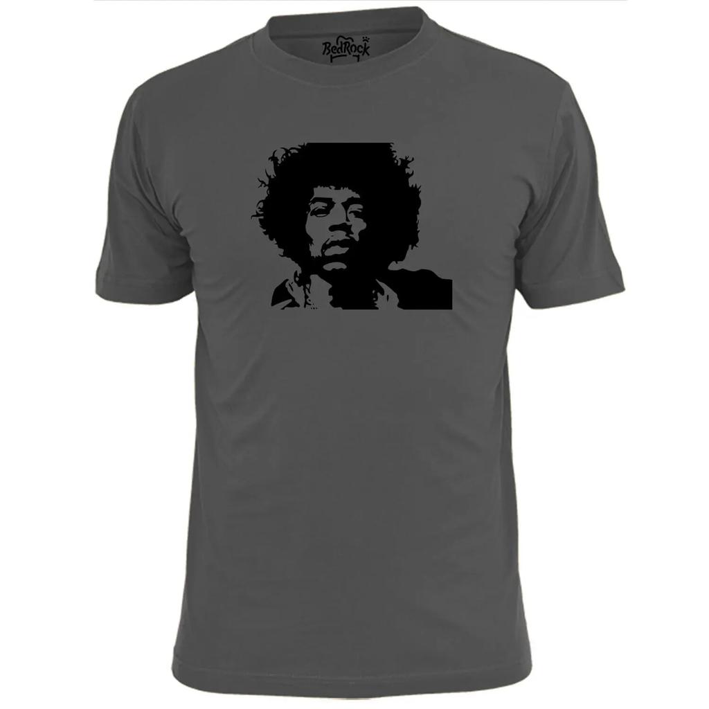 Mens Jimi Silhouette Rock Music T Shirt Hendrix Morrison Young long or short sleeves