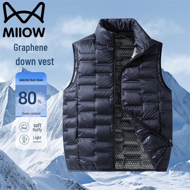 Mao Ren Men's Stand-Collar Down Vest