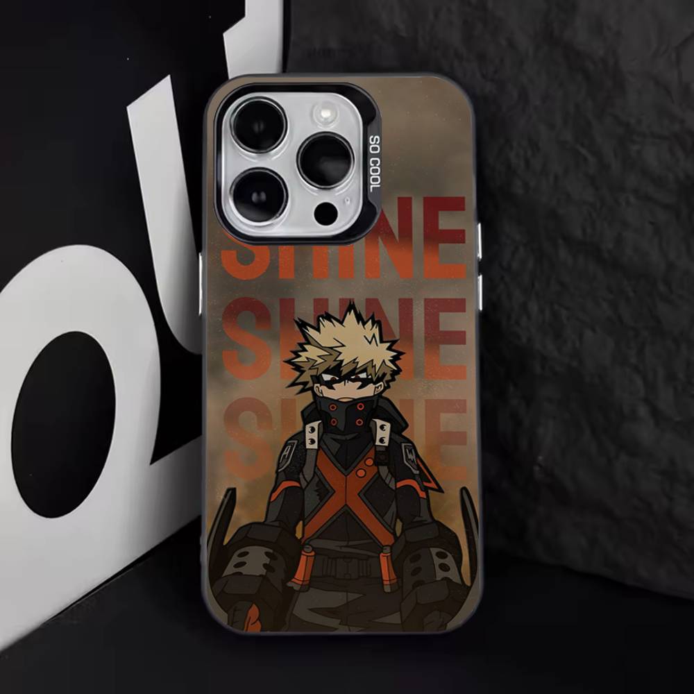 

BakugoS My Hero Academia Phone Case For iPhone 17,16,15,14,13,12,11,Pro,Max,Plus,E,Air,Mini Black Tpu Cover iPhone13mini