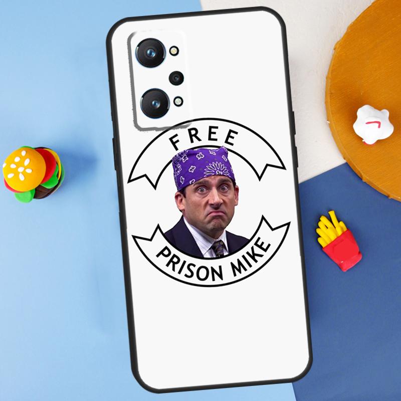 The Office Prison Mike For Realme C55 C67 C61 C75 C53 C51 C21Y C25S GT 6 6T 5 GT7 Pro 10 11 12 13 14 Pro Plus Case