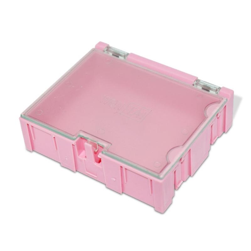 Interchangeable Mini Organizers Box Set Electronic Components Box For Beads Screws Fishing Tackle In Multiple Colors