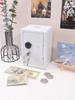 Mini Safe With Combination Lock - Home Small Money Box Storage Case, Protects Cash, Important Documents, Credit Cards Jewelry