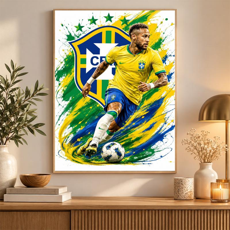 Cristiano Ronaldo Diamantová malba 5D plné vrtáky DIY Diamantová mozaika Nástěnné umění Domácí dekorace