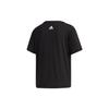New Adidas Set in Sleeve T Shirt Women's Black GK3330
