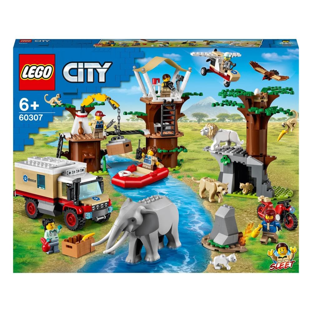 LEGO City Animal Rescue Base 60307 Toy Animal Animal Boys Girls Ages 6+