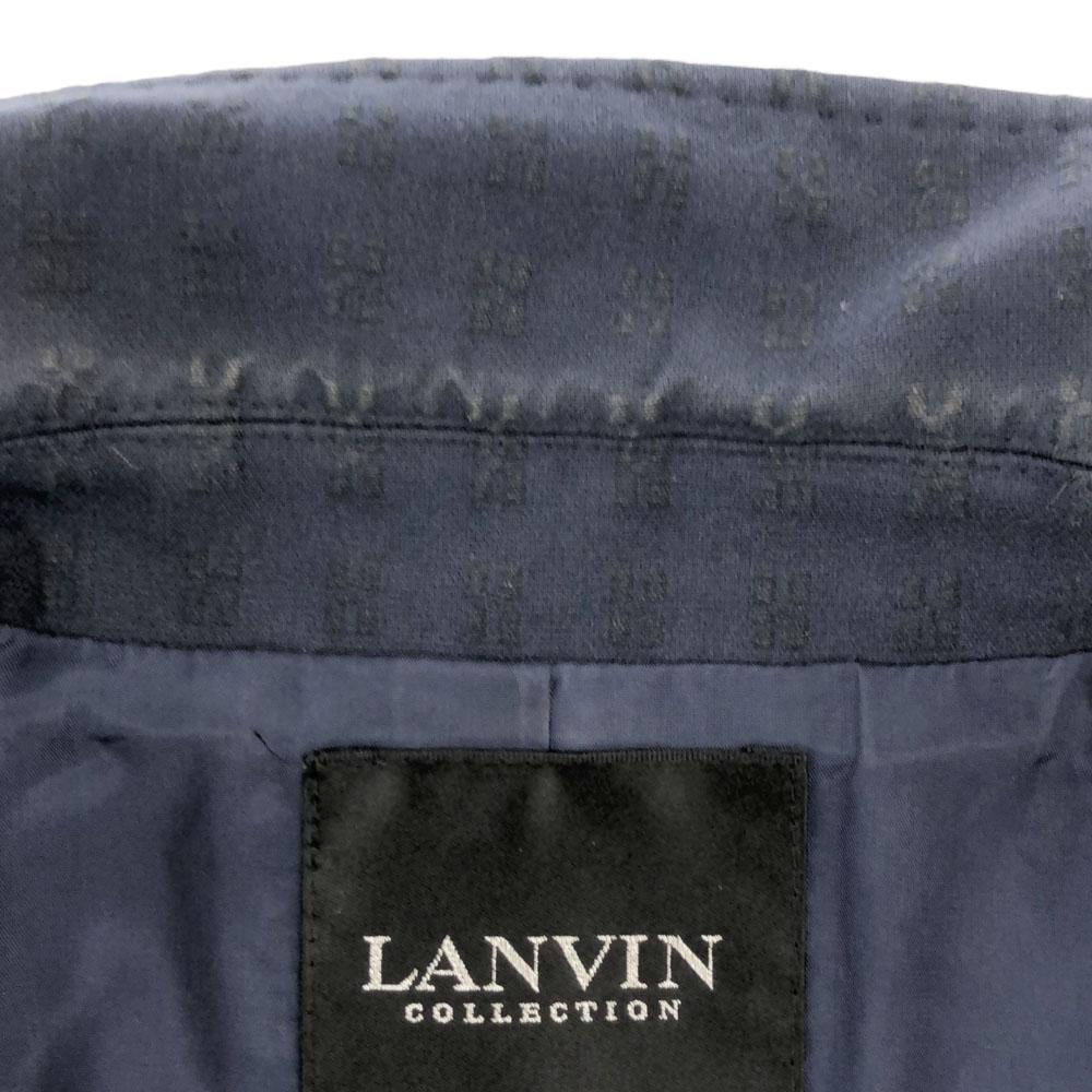 LANVIN LA COLLECTION made in Japan Karomuster Langarm taillierte Jacke Damen Gebraucht