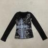 TrendHub Y2K Women's Hip Hop 90s Vintage Punk T-Shirt Autumn Streetwear Sexy Short Sleeve Gothic Slim Crop Top Hotgirl Casual Femme Tee