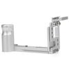 Handle L Quick Release Plate Vertical Shooting with Cold Shoe Base for Fuji XA7 Camera(silver )