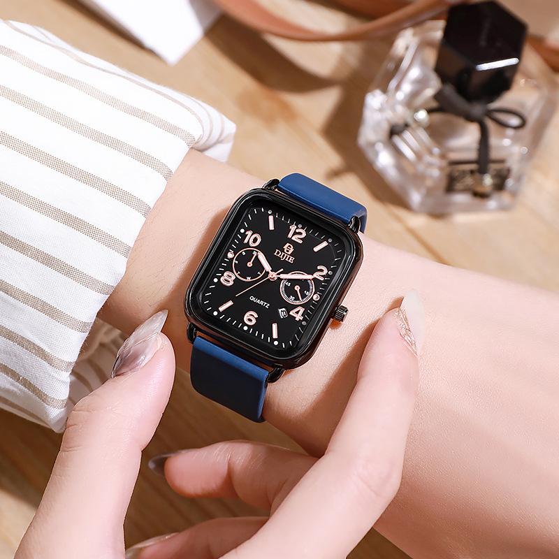 High-End Cold Wind, High-End Silicone Men'S And Women'S Watches, Simple, Fashionable And High-End Temperament