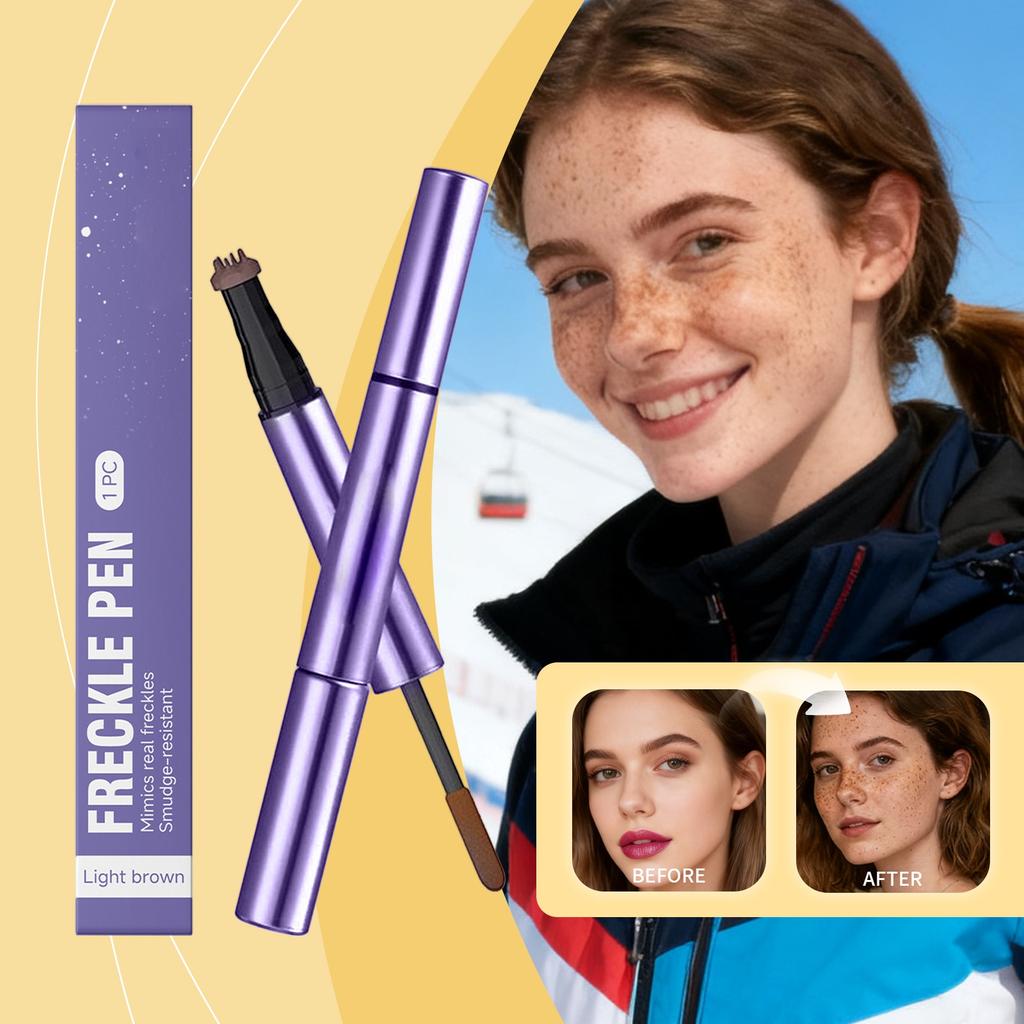 Natural Imitation Freckle Pen, Sweat-proof, Long-lasting Makeup, Fine Pen Tip, European And American Imitation Sun-drying Makeup Tool.3ML