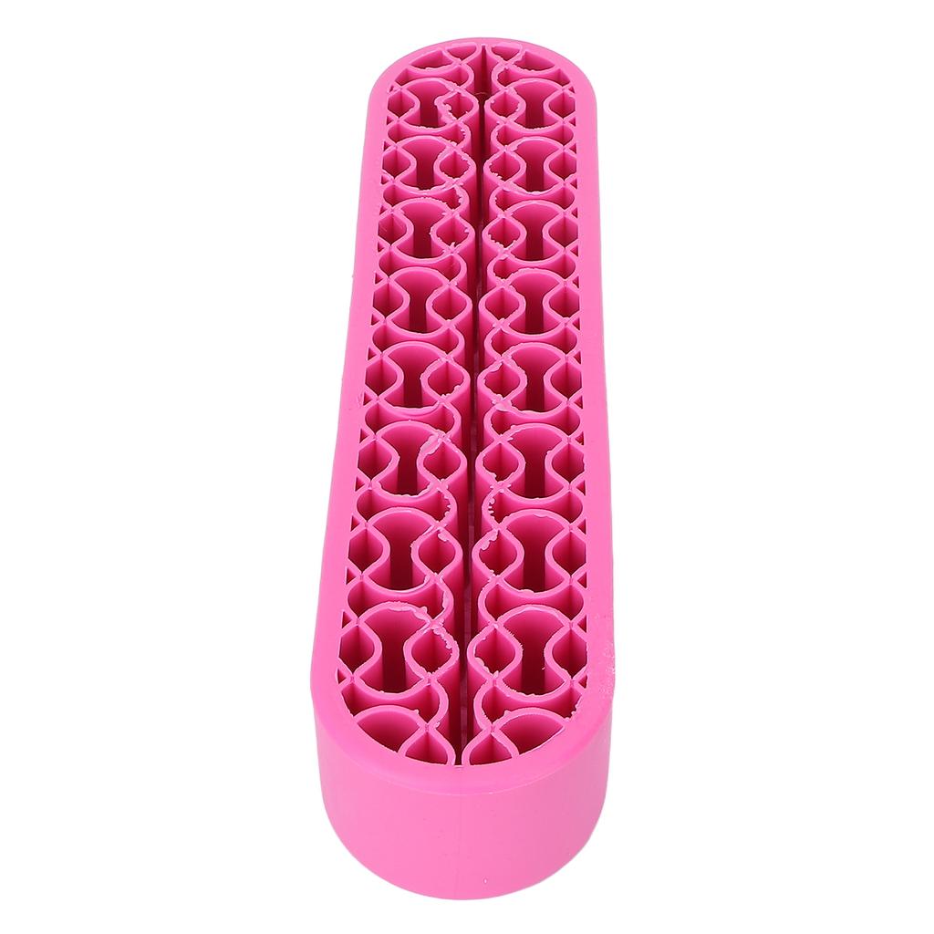 Silicone Makeup Brush Holder Multi Compartment Design Large Capacity Soft Small Size Nail Pen Silicone Holder for Home