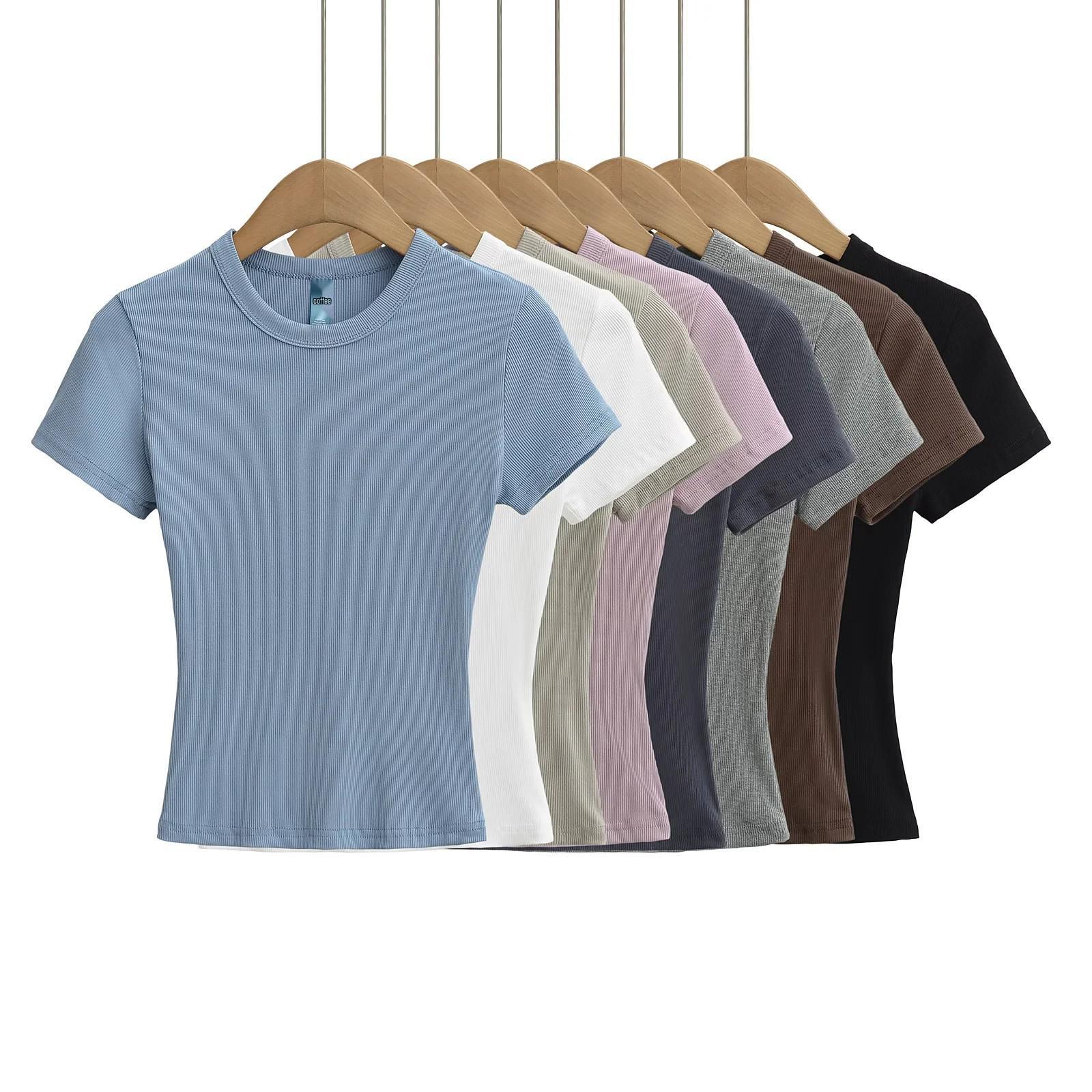 

Spicy Girl Slimming Short Sleeve T-shirt - Spring/Summer 2025 Medium