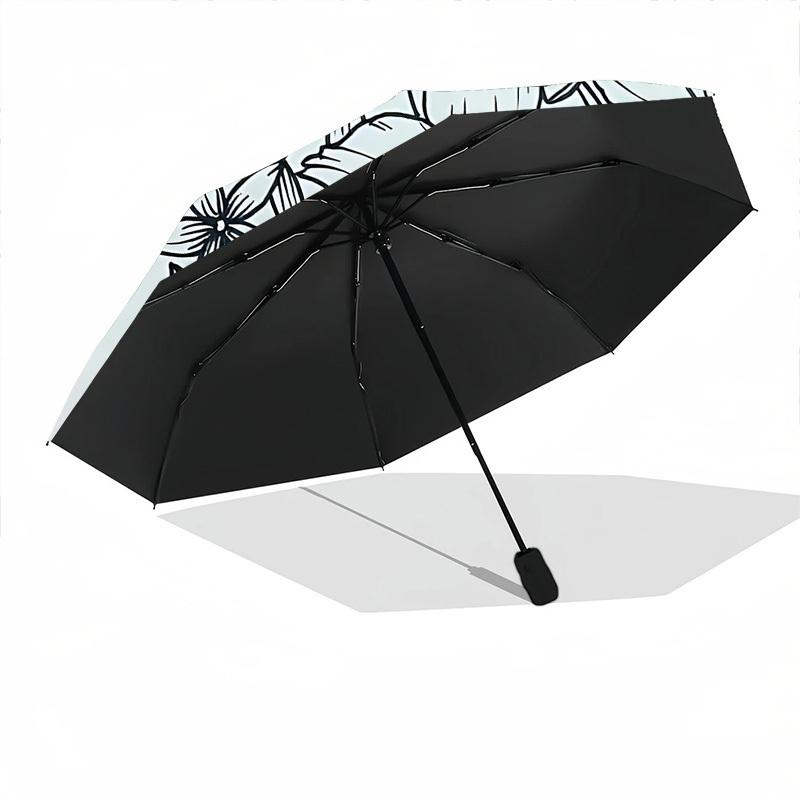 1pc Floral Bouquet Automatic Open/Close Umbrella - Compact Travel Umbrella, Gift for Birthdayyy251208180