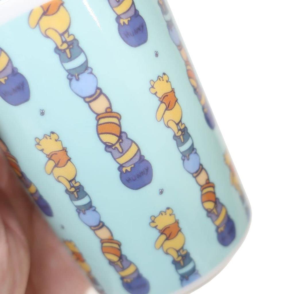 Sun Art Disney the Made in SAN3995 "Winnie Pooh" Teacup, Approx. 240ml, Blue, Japan,