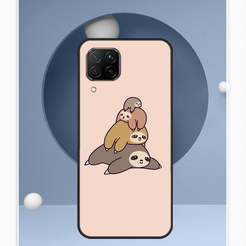 Sloth Cute Animal For Huawei P30 P60 Pro P20 P40 Lite Nova 9 10 SE 12s 12i 11i 8i Y91 Y60 Y70 Y72 Y90 Y61 Case