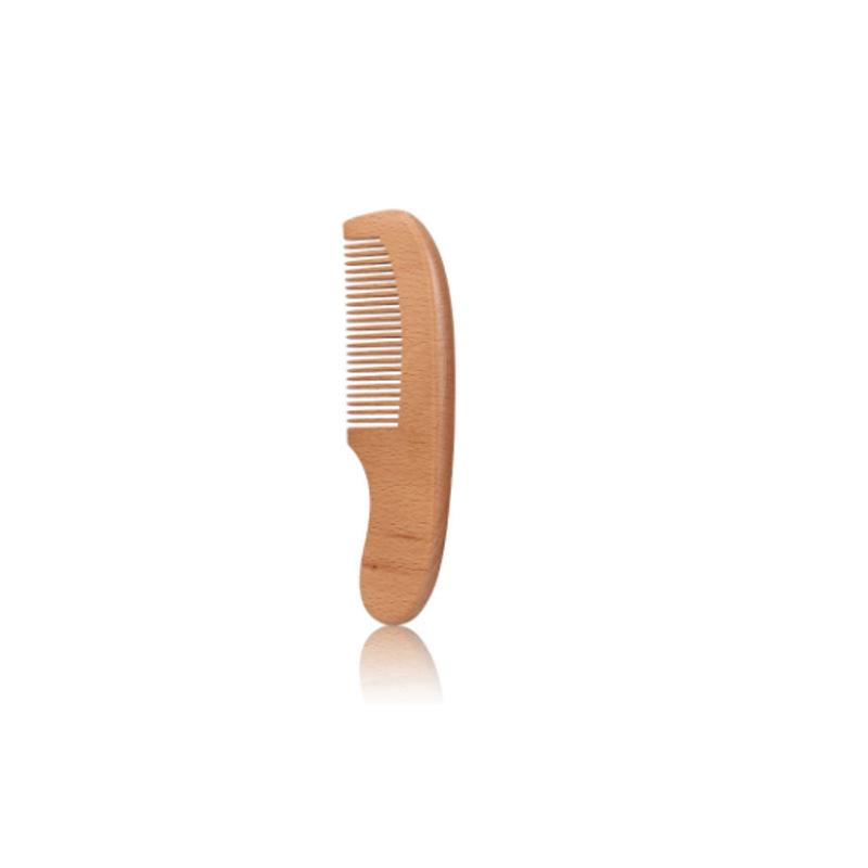 

Hemu Wool Baby Hair Brush & Comb Set: Soft Bristle Massage for Scalp & Cradle Cap