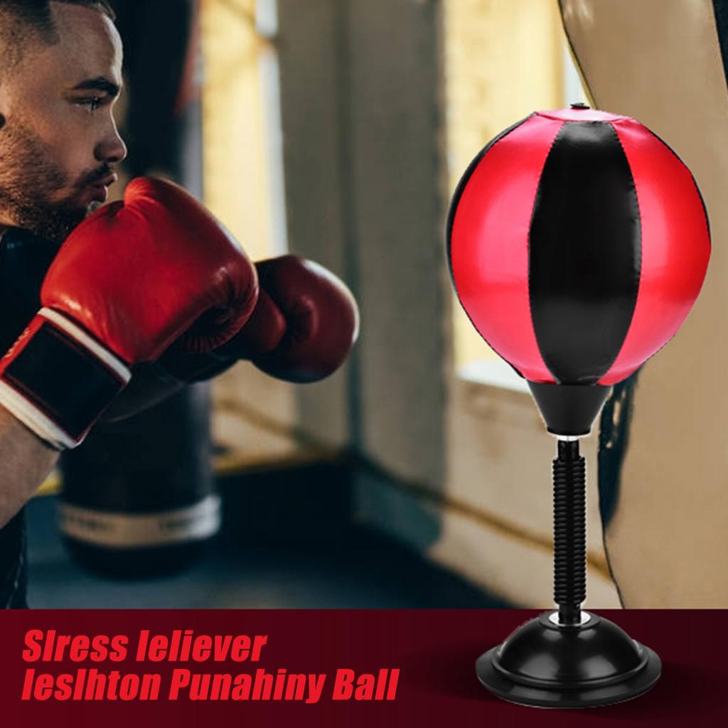 Desktop Boxing Desktop PU Punching Bag Speed Ball  Stress Relief Adult Sport Boxing Training Desktop Punch Desktop Speed Ball