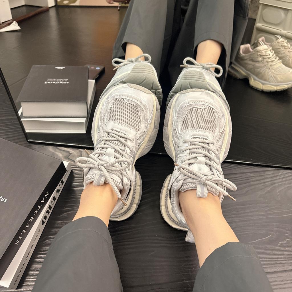 [Fanfna] 2025 autumn new mesh platform Paris dad shoes women's versatile sports shoes fashion casual shoes