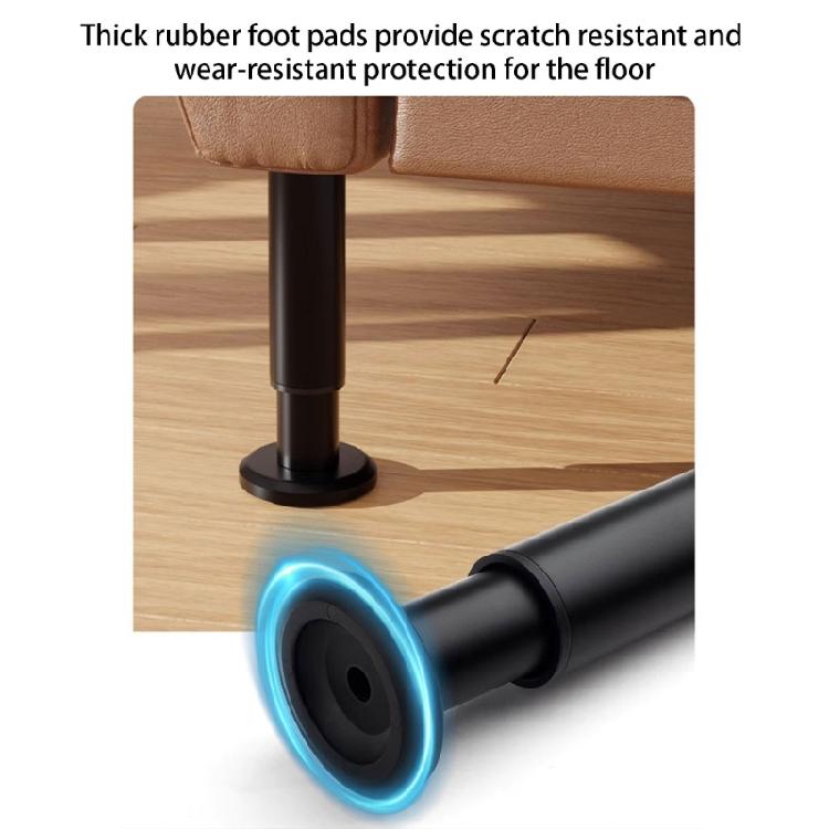Metal Round Support Foot 25-26cm Adjustable Furniture Leg Kitchen Cabinet Legs for Cabinet Sofa Cupboard Furniture