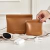 Storage Bag with Automatic Closing Function Wired Headphone Storage Bag PU Coin Purse Mini Portable Lipstick and Makeup Bag