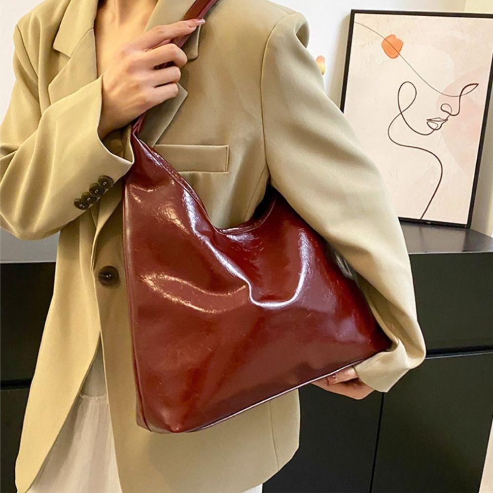 Korean Style Hobo Bag Vintage Tote Bag Leisure Underarm Bag Commute