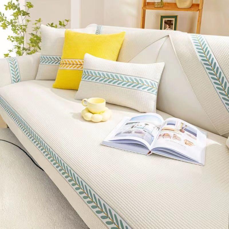 Corn Velvet Sofa Cover New Sofa Cushion All-season Universal Backrest Towel Cover Sofa Cushion Cloth Cushion