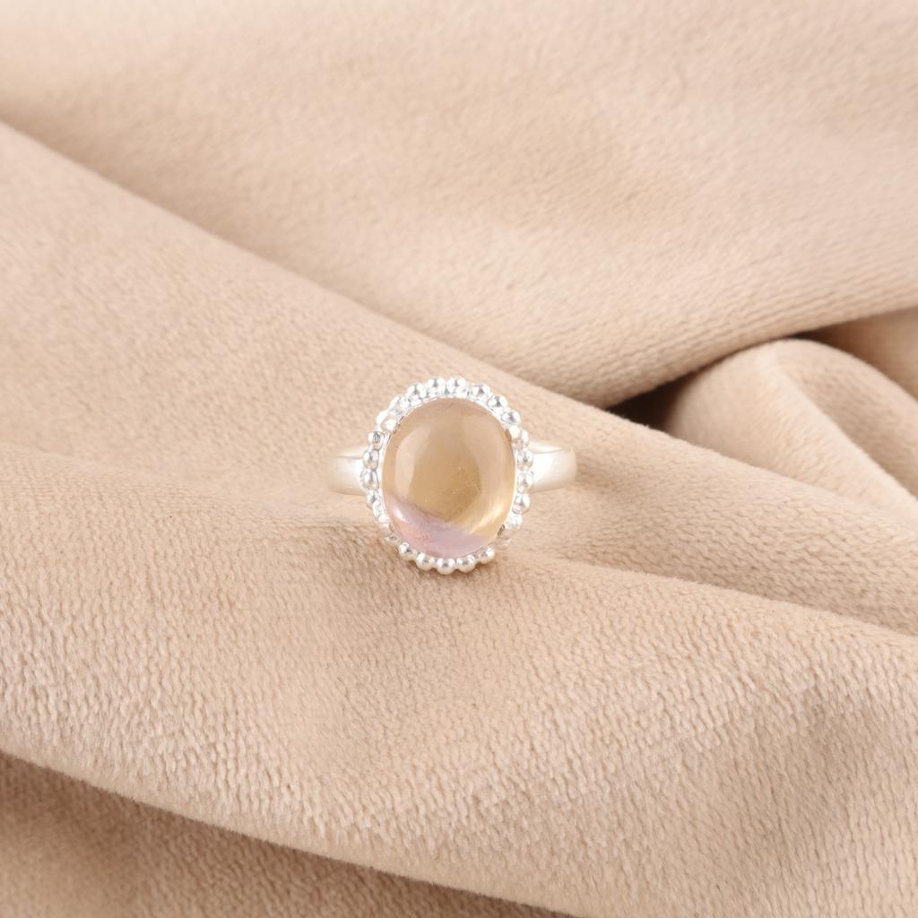 Natural Ametrine 925 Sterling Silver Eternity Sisters Gift Elegant Ring Jewelry RR-28-50