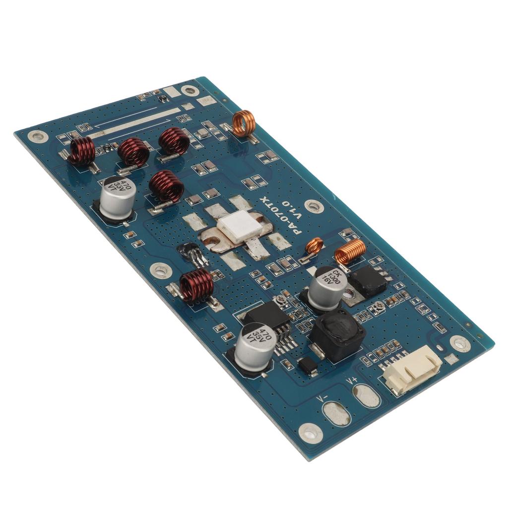 50W FM Amplifier Module Audio Amplification Board with Power Standing Wave Temperature Detection DC13‑16V 87‑108MHz
