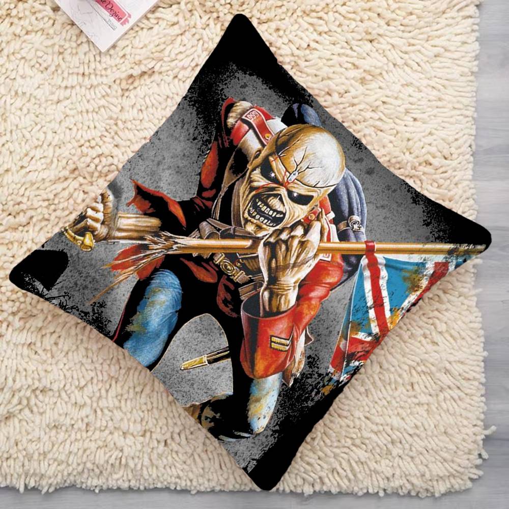 Band I-Irons horror Maidens  Pillowcases cushion covers living room sofas home decor gifts