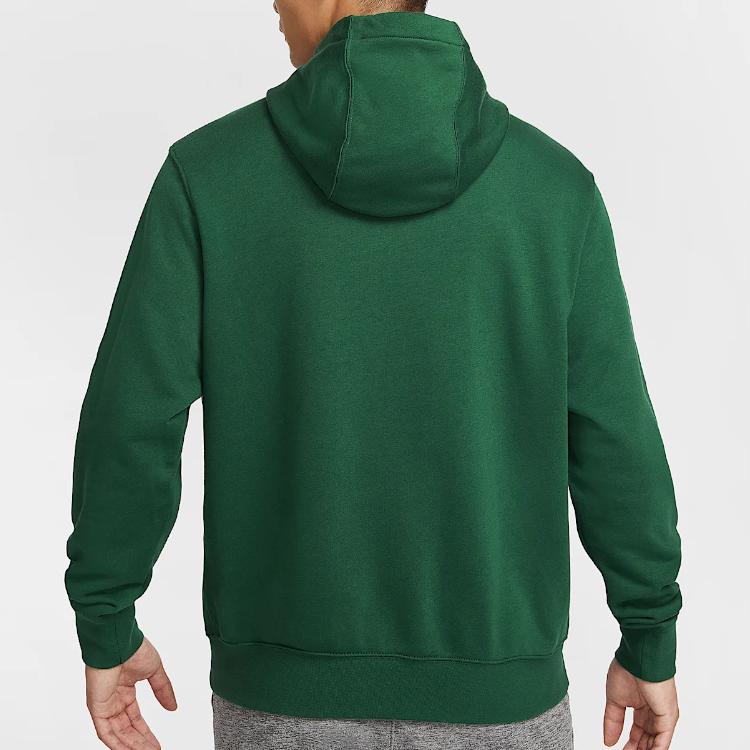 Nike Logo Hooded Comfortable Casual Sports Long Sleeve Sweatshirt Men sweatshirt Canyon-Green White HF1177-341