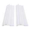2 Sets Folding Double Mahjong Rack Set with Exposure Area 2 Player Mahjong Tile Racks for Tiles Up To 1.5 Inches